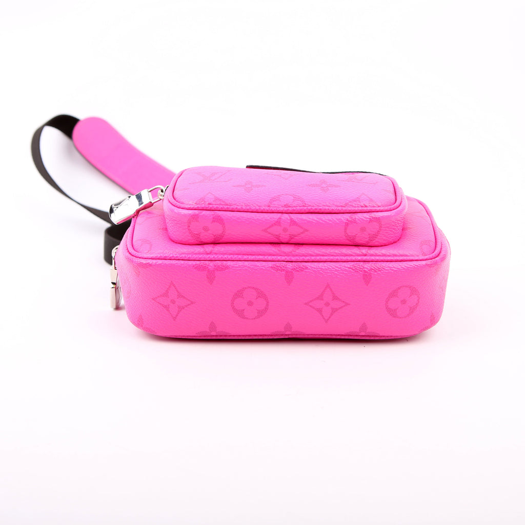 Outdoor Pouch Taigarama Monogram Pink