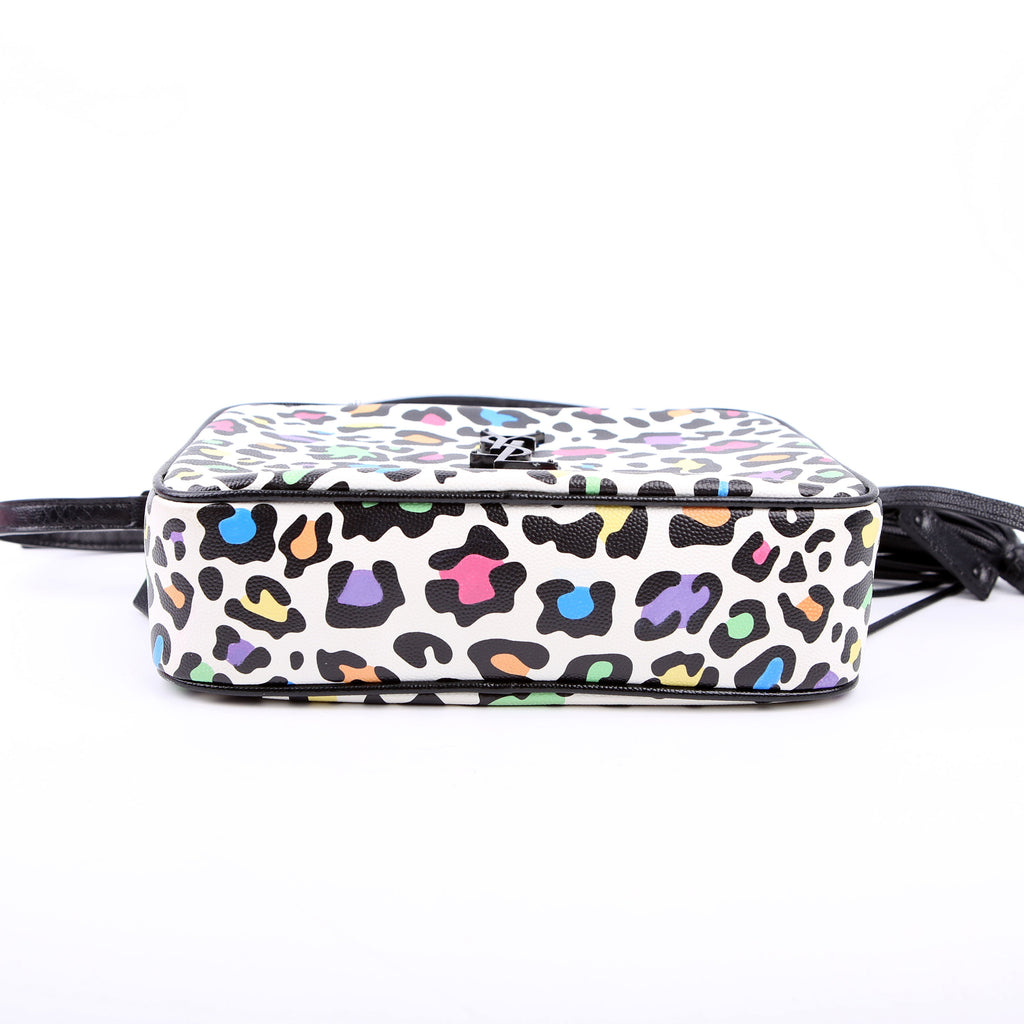 SAINT LAURENT Lou Camera Bag Leopard 574494
