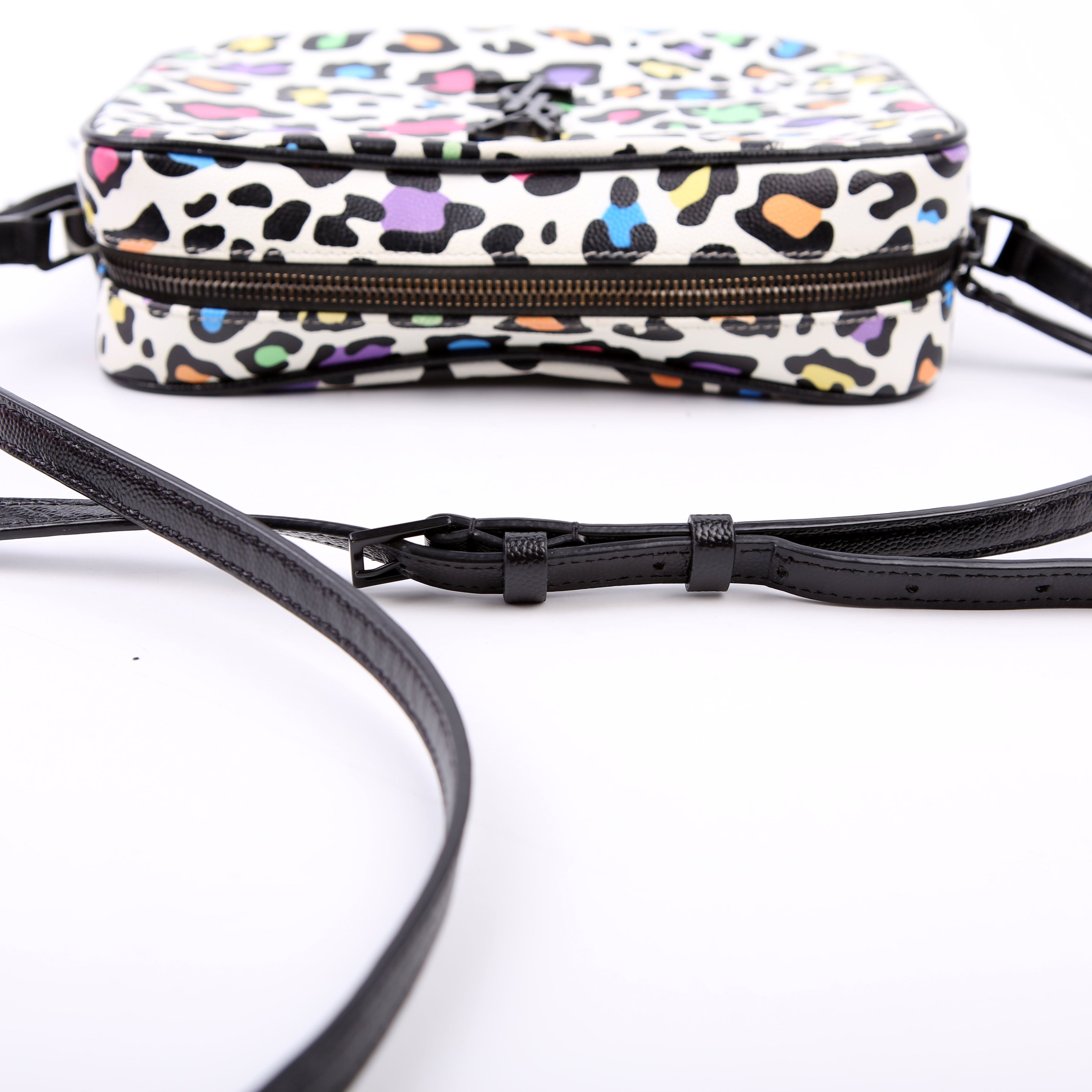 SAINT LAURENT Lou Camera Bag Leopard 574494