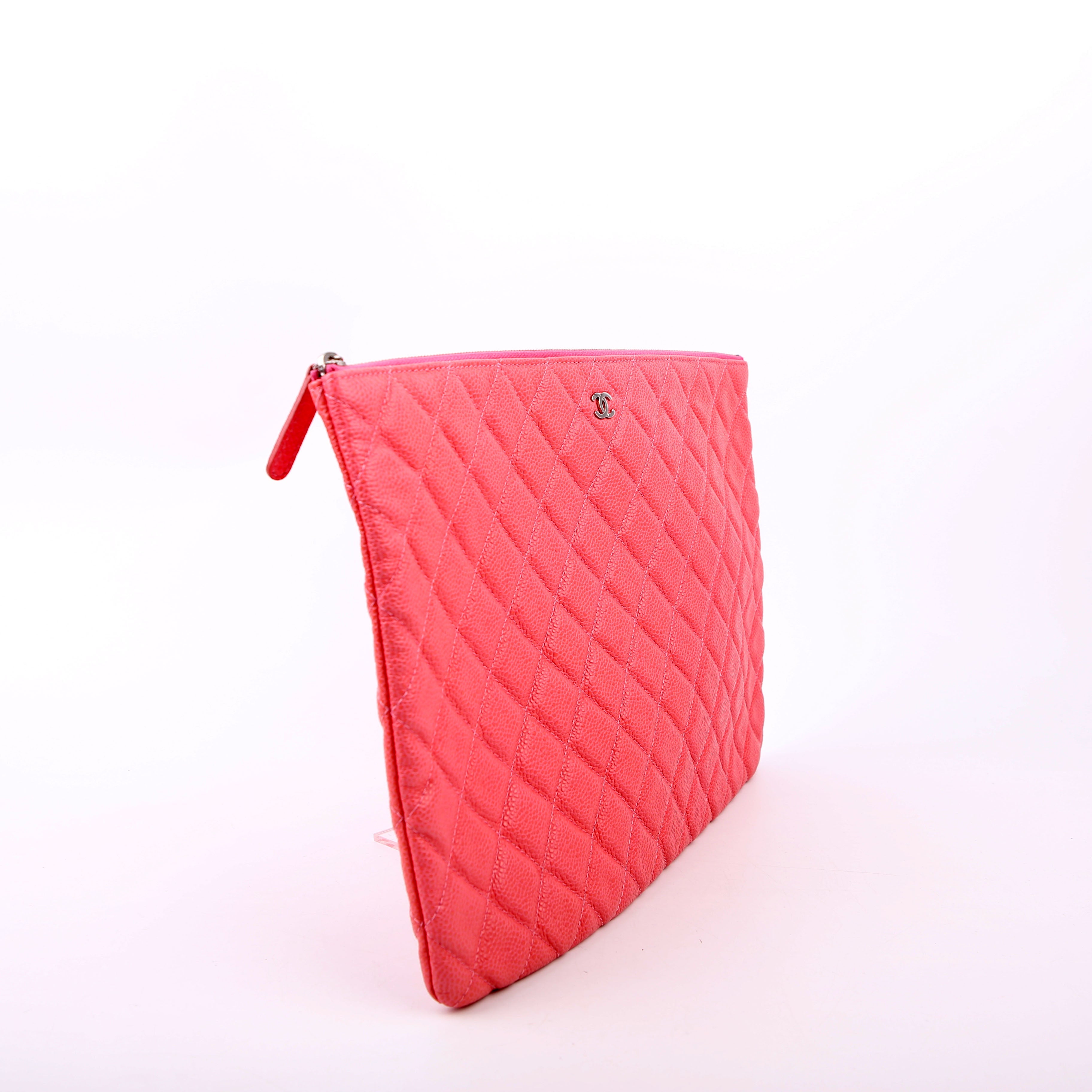 O Case Large Caviar Pink