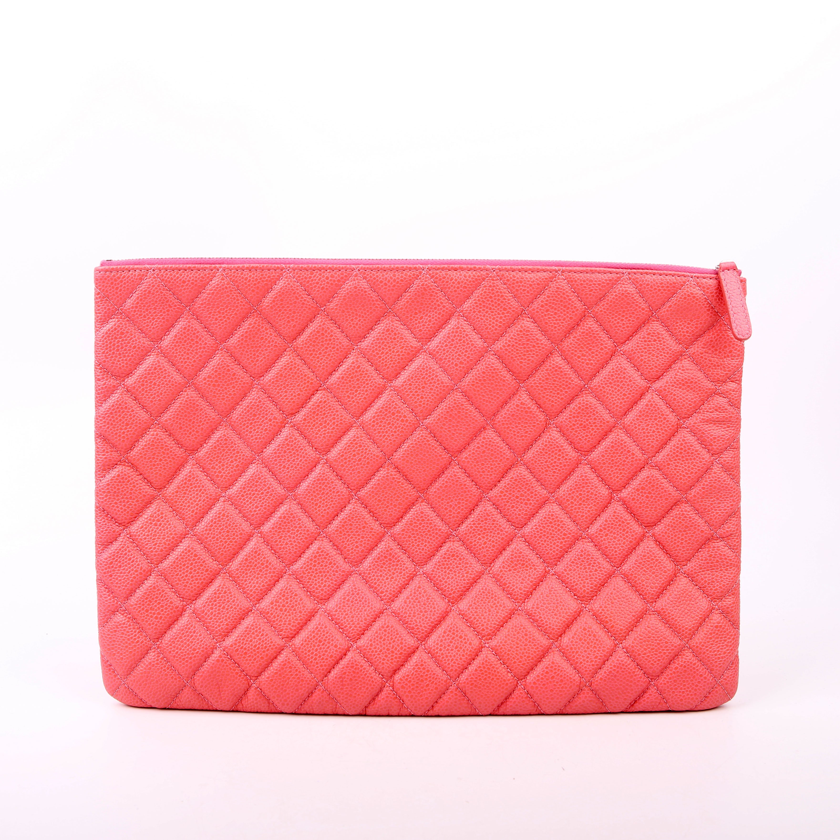 O Case Large Caviar Pink