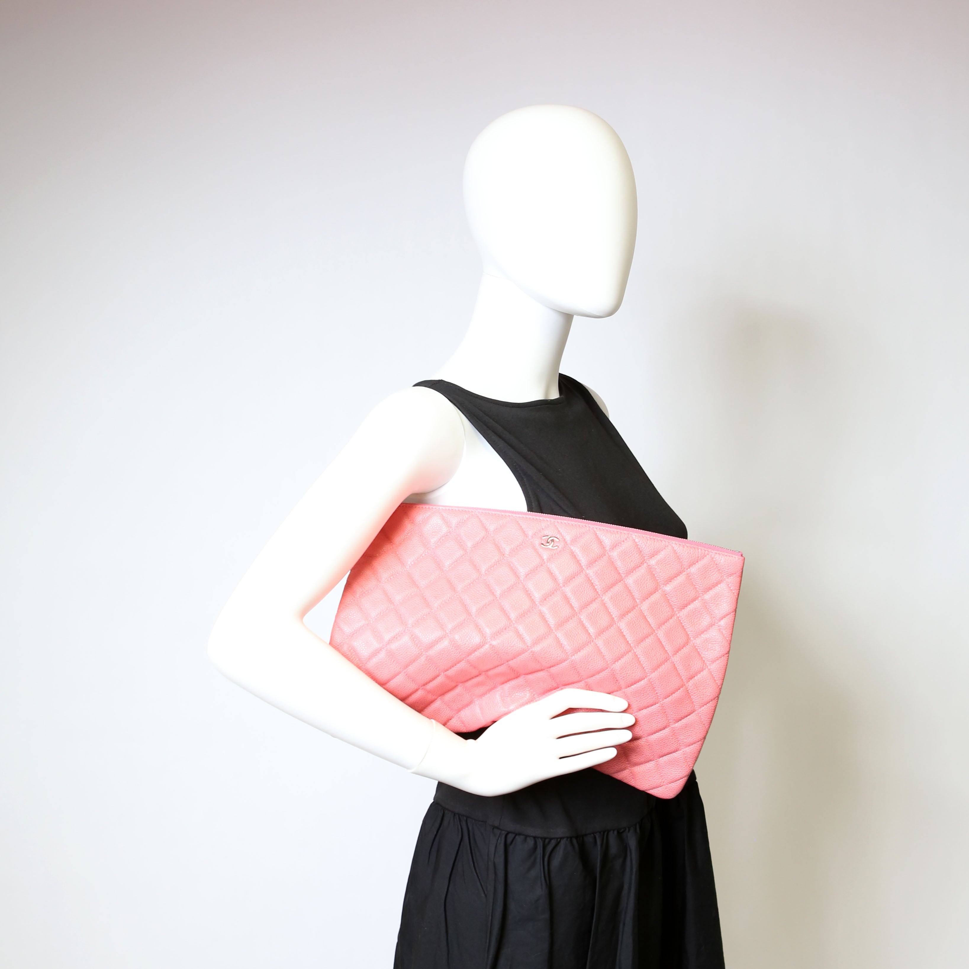 O Case Large Caviar Pink