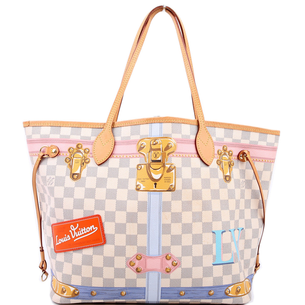 Neverfull MM Summer Trunks Damier Azur