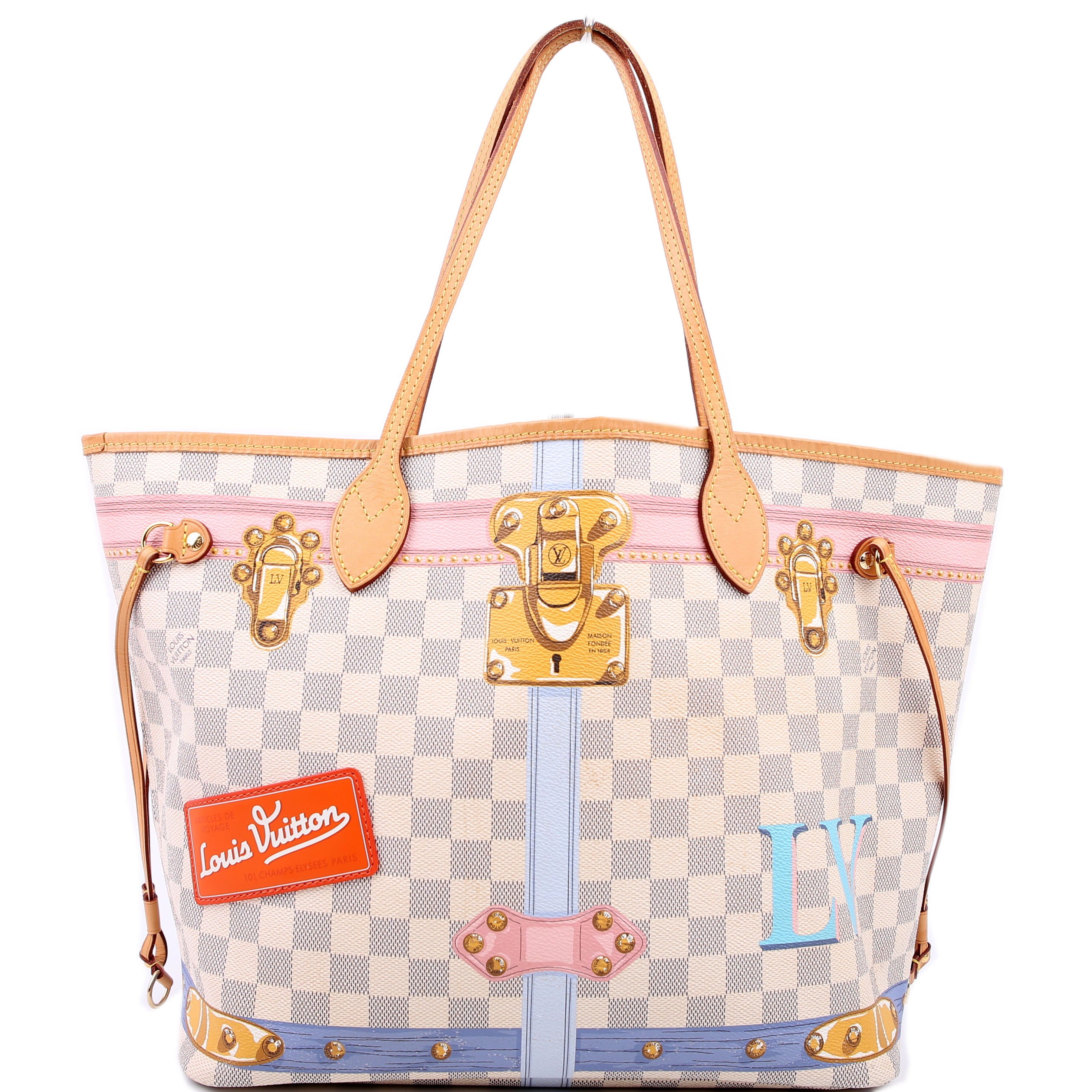 Neverfull MM Summer Trunks Damier Azur