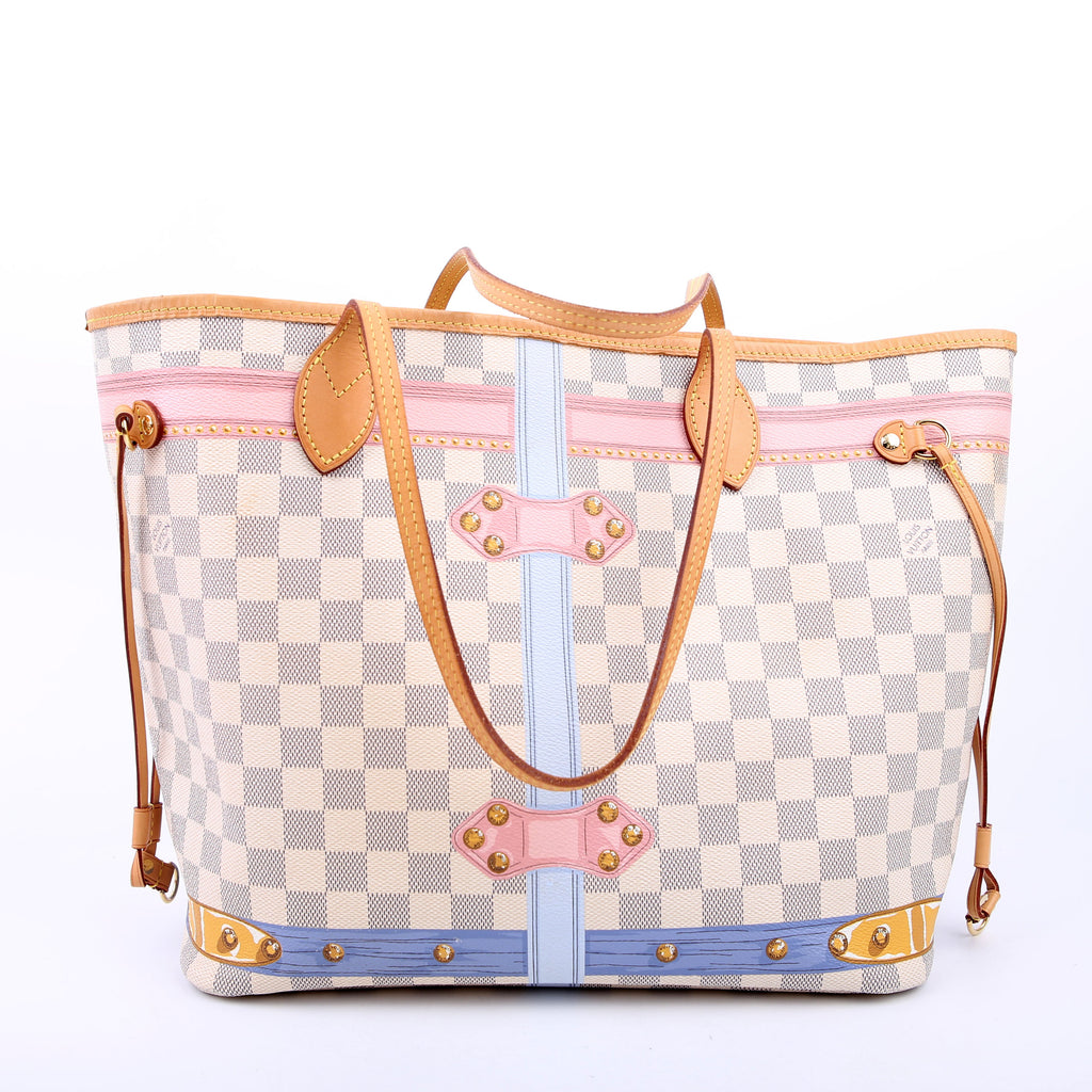 Neverfull MM Summer Trunks Damier Azur