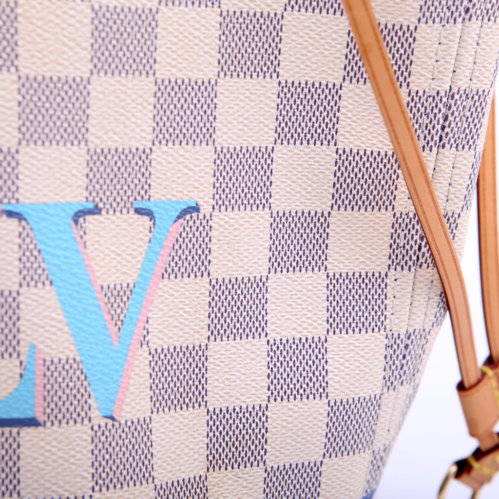 Neverfull MM Summer Trunks Damier Azur