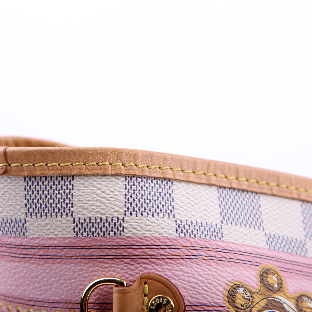 Neverfull MM Summer Trunks Damier Azur