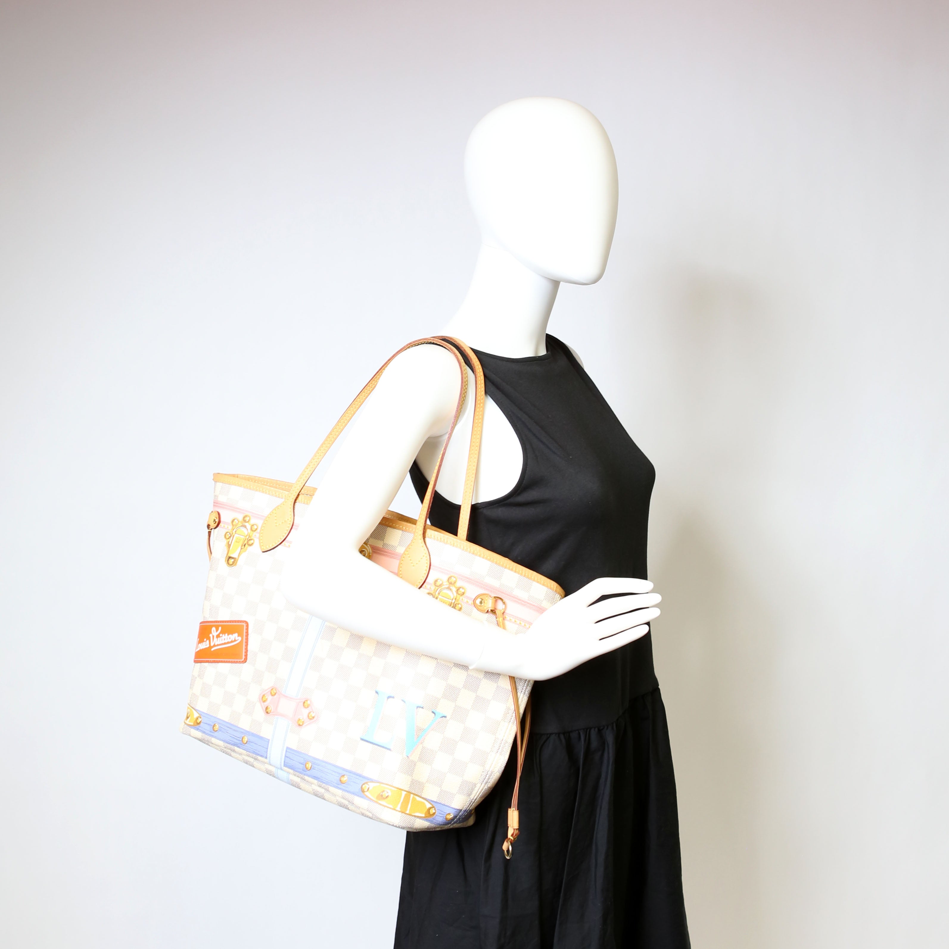 Neverfull MM Summer Trunks Damier Azur