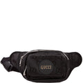 739372 Nylon Off the Grid Logo Belt Bag Black