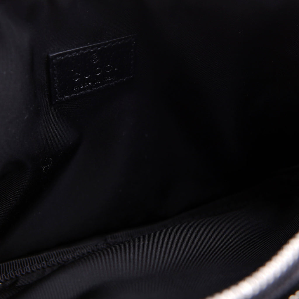739372 Nylon Off the Grid Logo Belt Bag Black