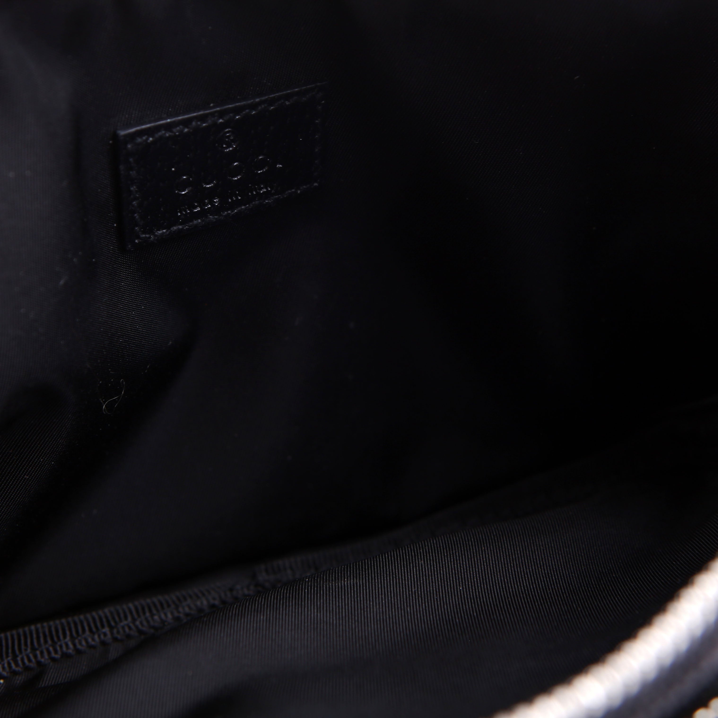 739372 Nylon Off the Grid Logo Belt Bag Black