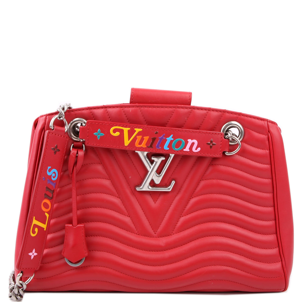 New Wave Chain Tote Red