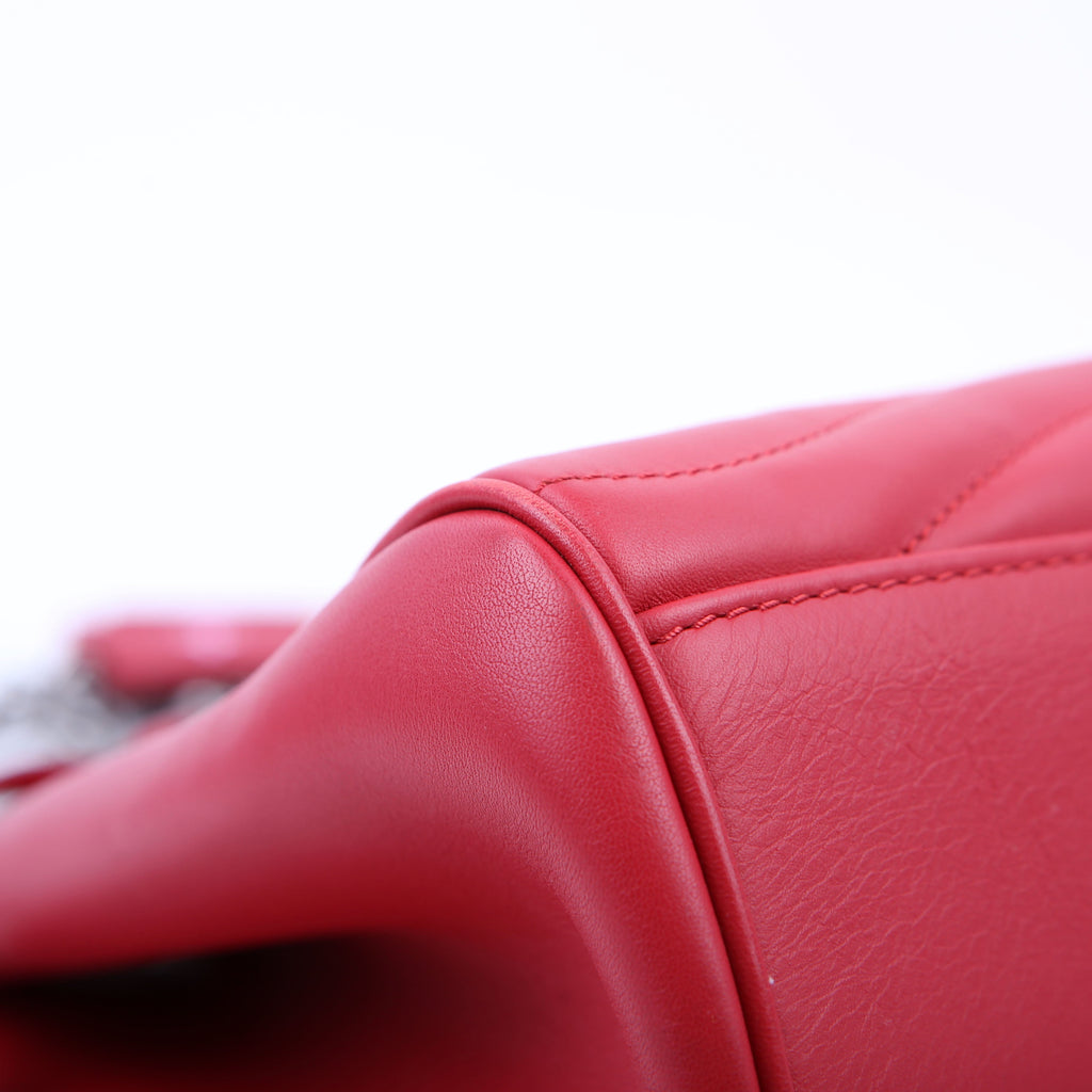 New Wave Chain Tote Red