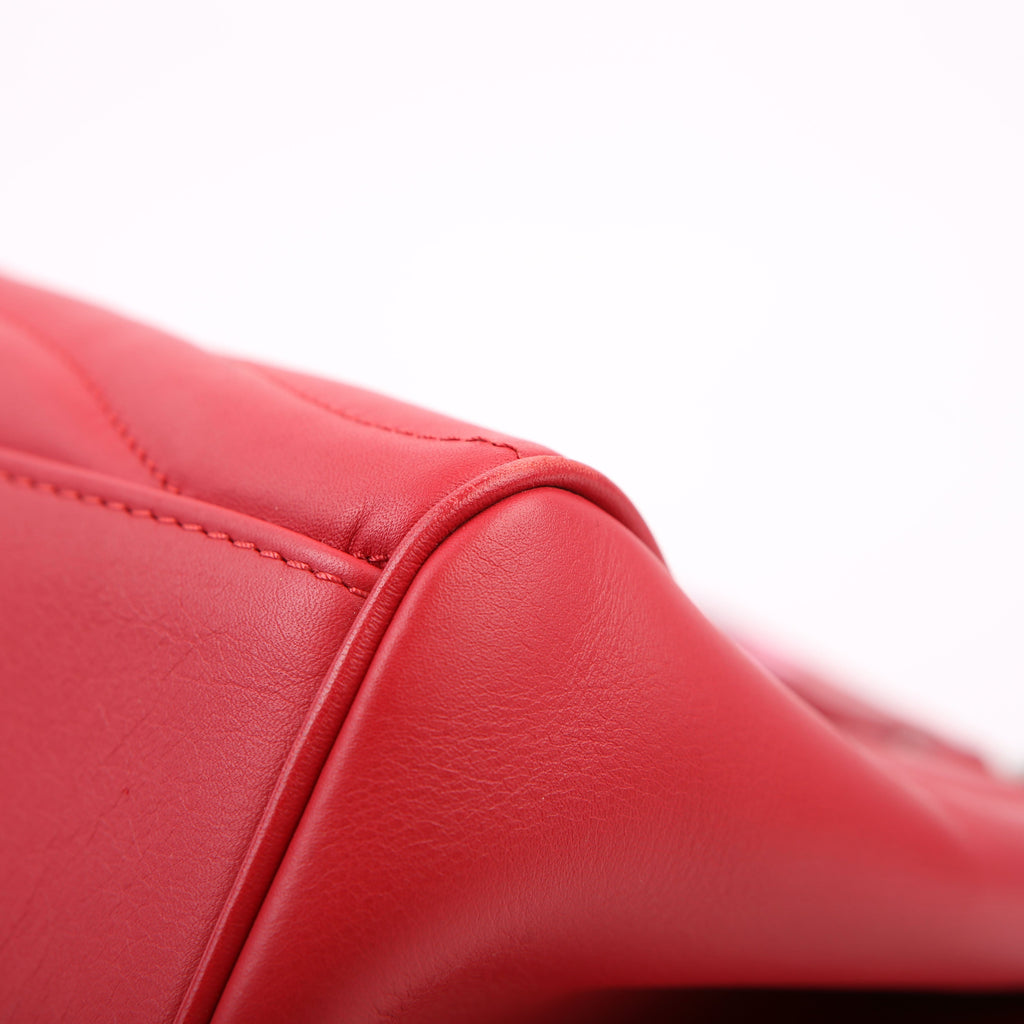 New Wave Chain Tote Red