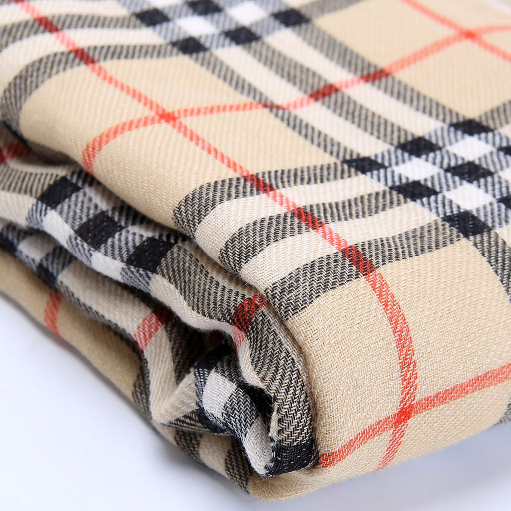 Check Equestrian Knight Wool