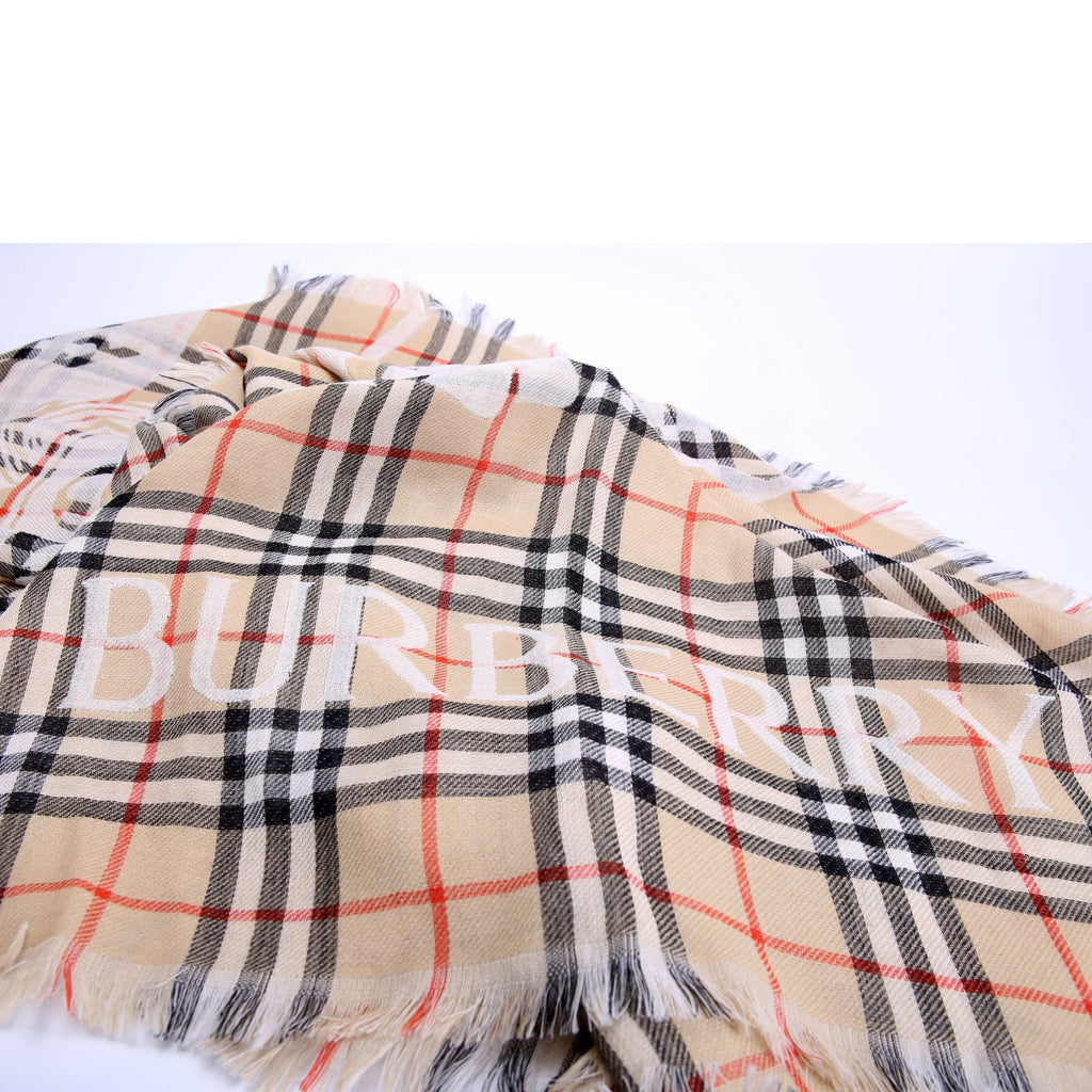 Check Equestrian Knight Wool