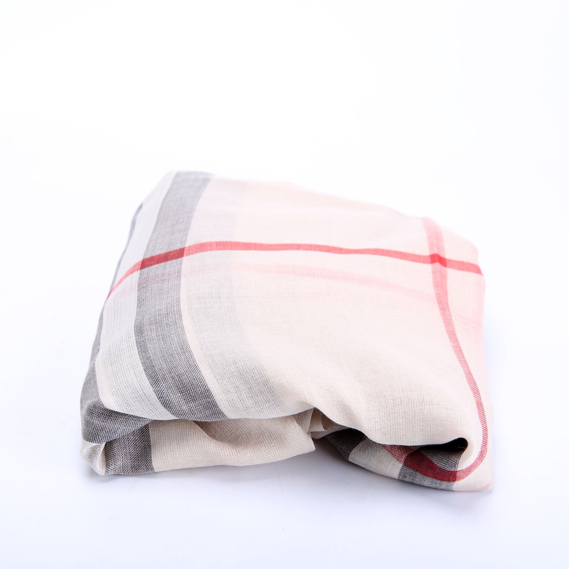 Giant Check Lightweight Wool/Silk