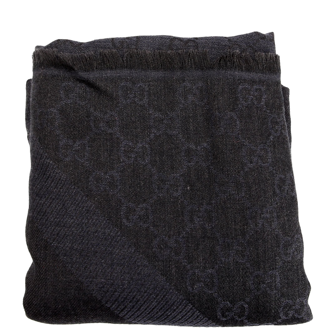 281942 GG 140CM Square Wool/Silk Shawl