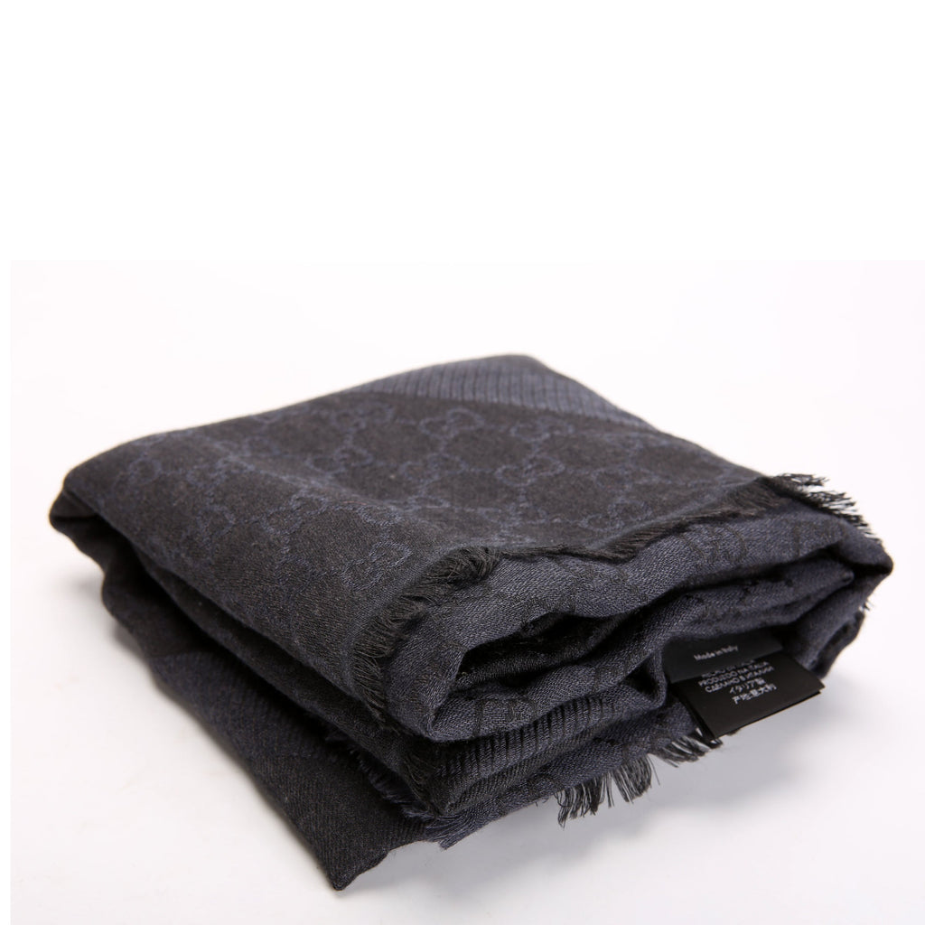281942 GG 140CM Square Wool/Silk Shawl
