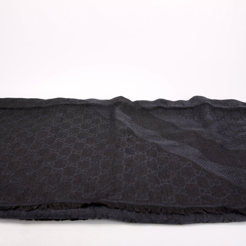 281942 GG 140CM Square Wool/Silk Shawl