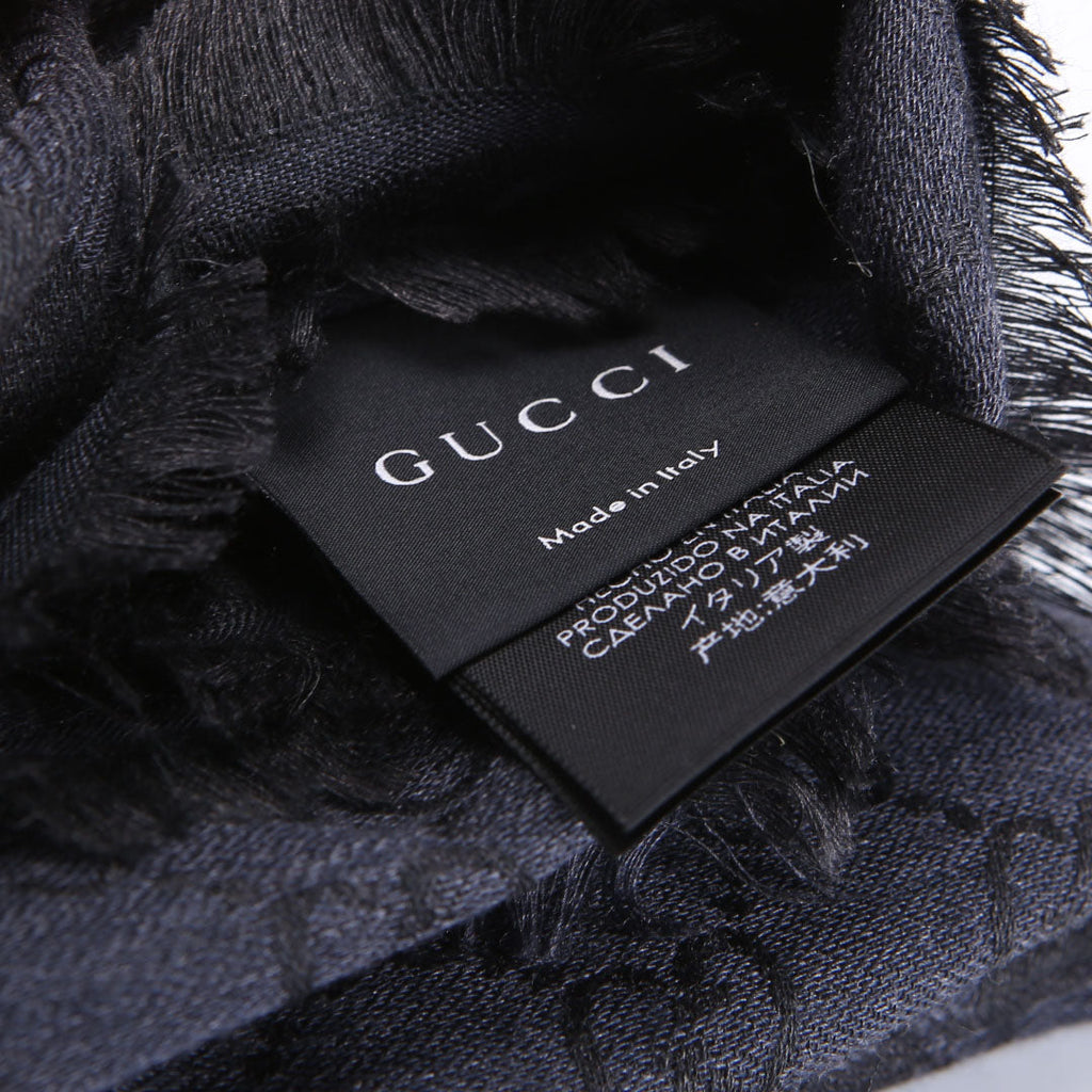 281942 GG 140CM Square Wool/Silk Shawl