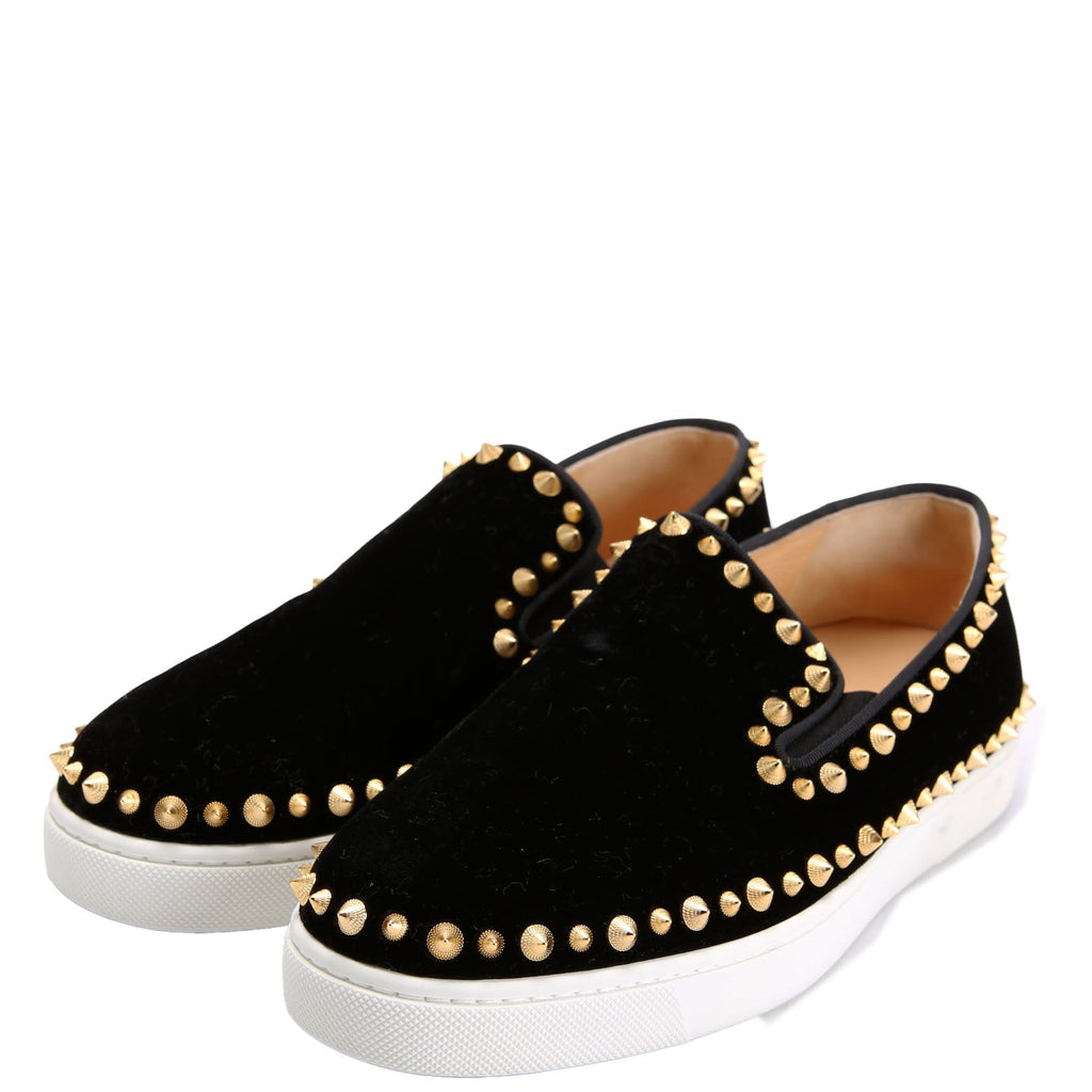 Pik Boat Flat Size 38.5 Black/Gold