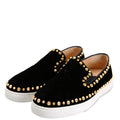 Pik Boat Flat Size 38.5 Black/Gold