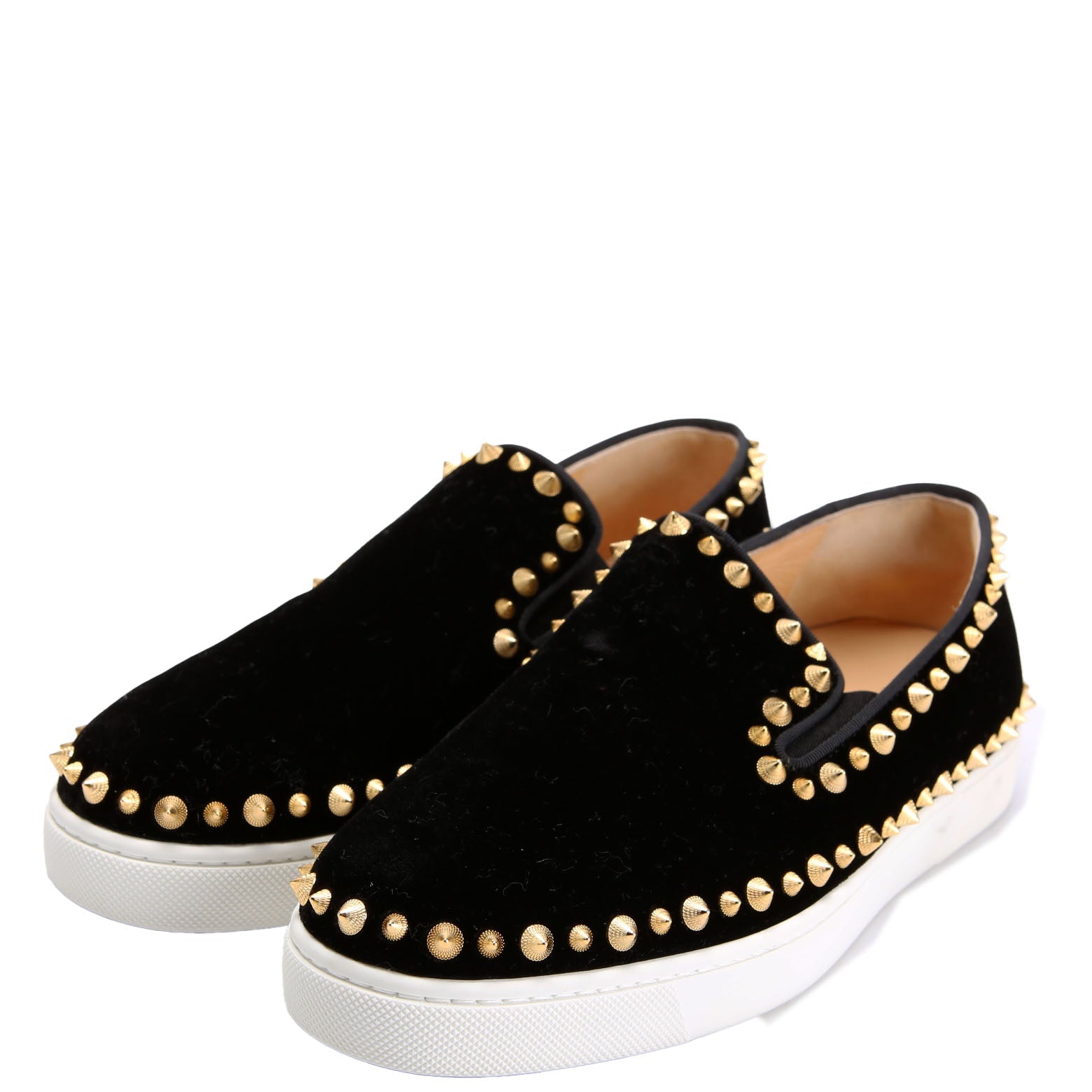 Pik Boat Flat Size 38.5 Black/Gold