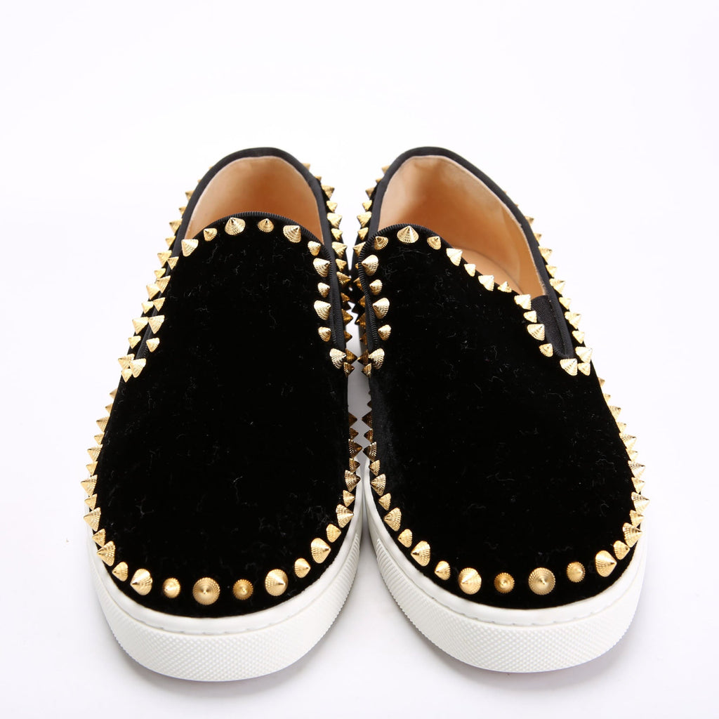Pik Boat Flat Size 38.5 Black/Gold