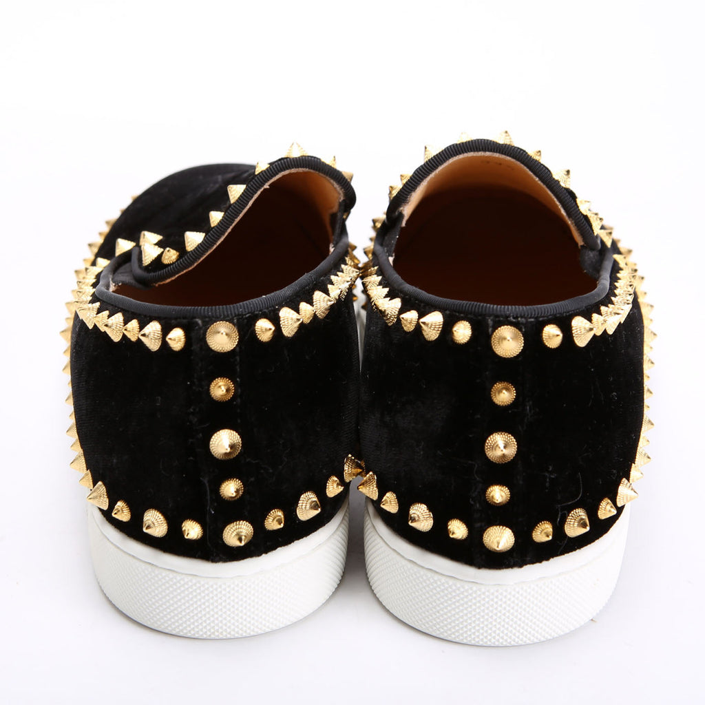 Pik Boat Flat Size 38.5 Black/Gold