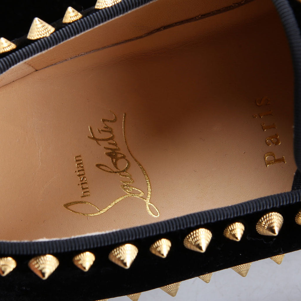 Pik Boat Flat Size 38.5 Black/Gold