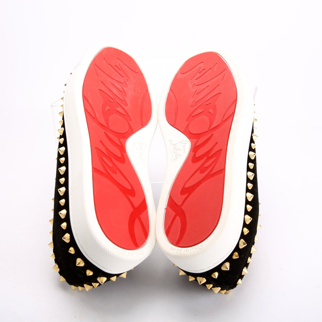 Pik Boat Flat Size 38.5 Black/Gold