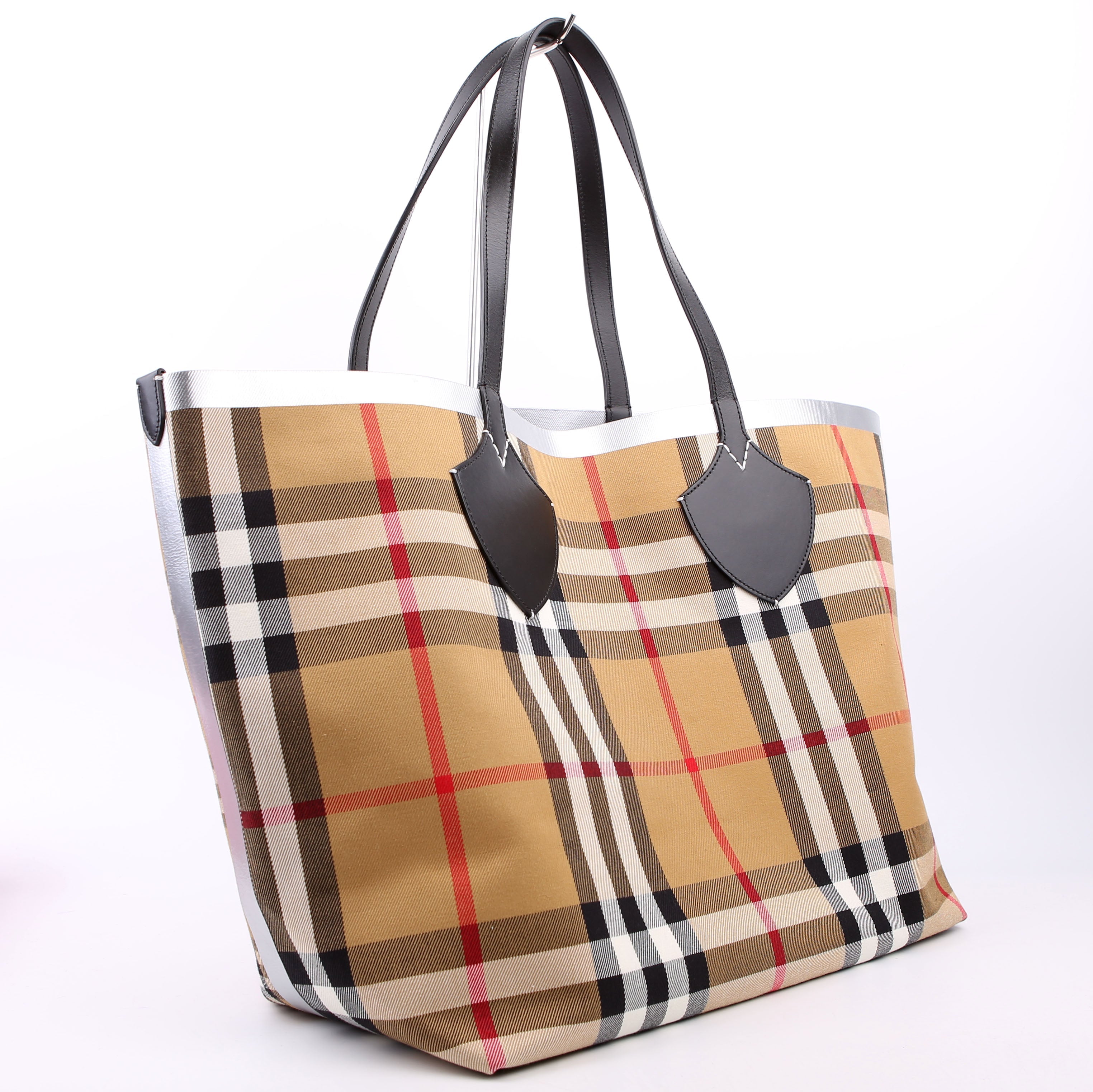 Vintage Check XL Reversible Tote