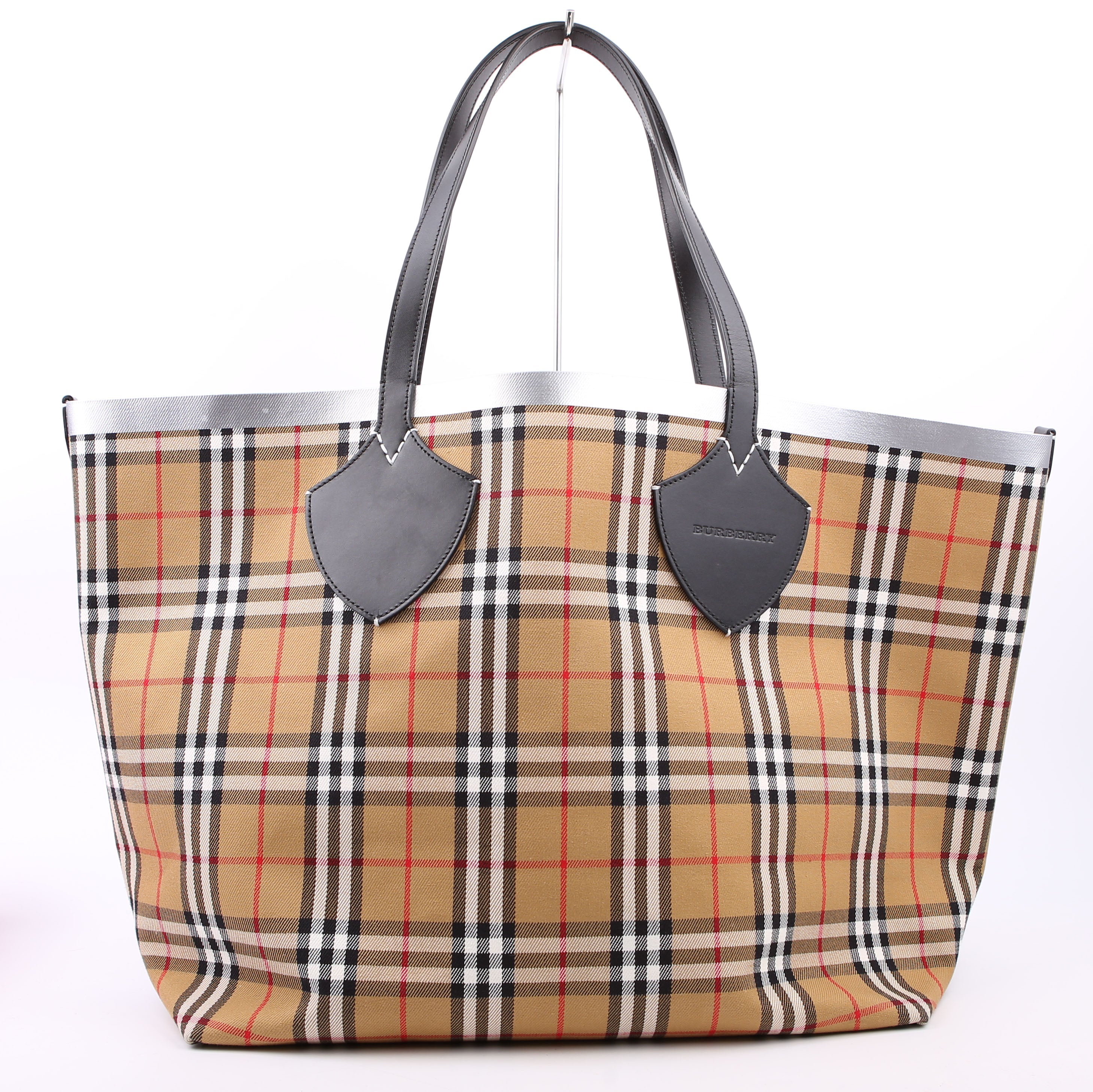 Vintage Check XL Reversible Tote