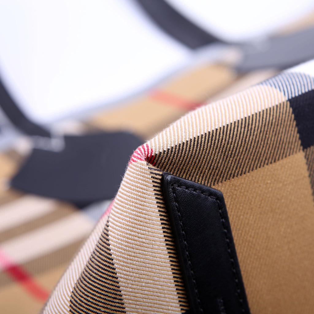 Vintage Check XL Reversible Tote