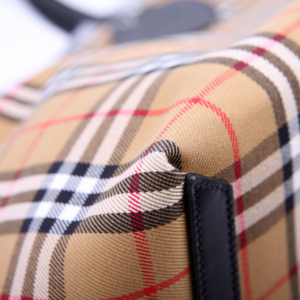 Vintage Check XL Reversible Tote