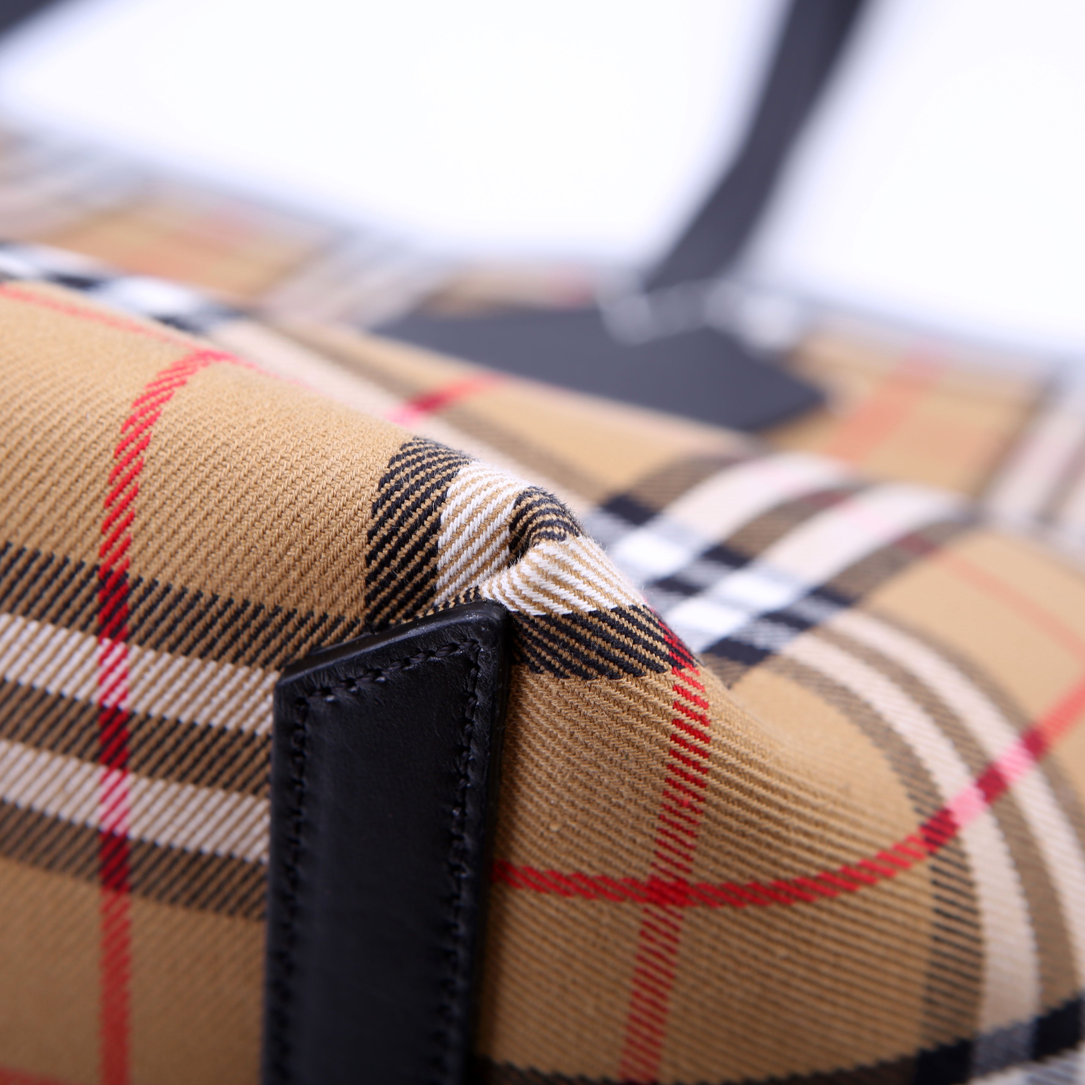 Vintage Check XL Reversible Tote