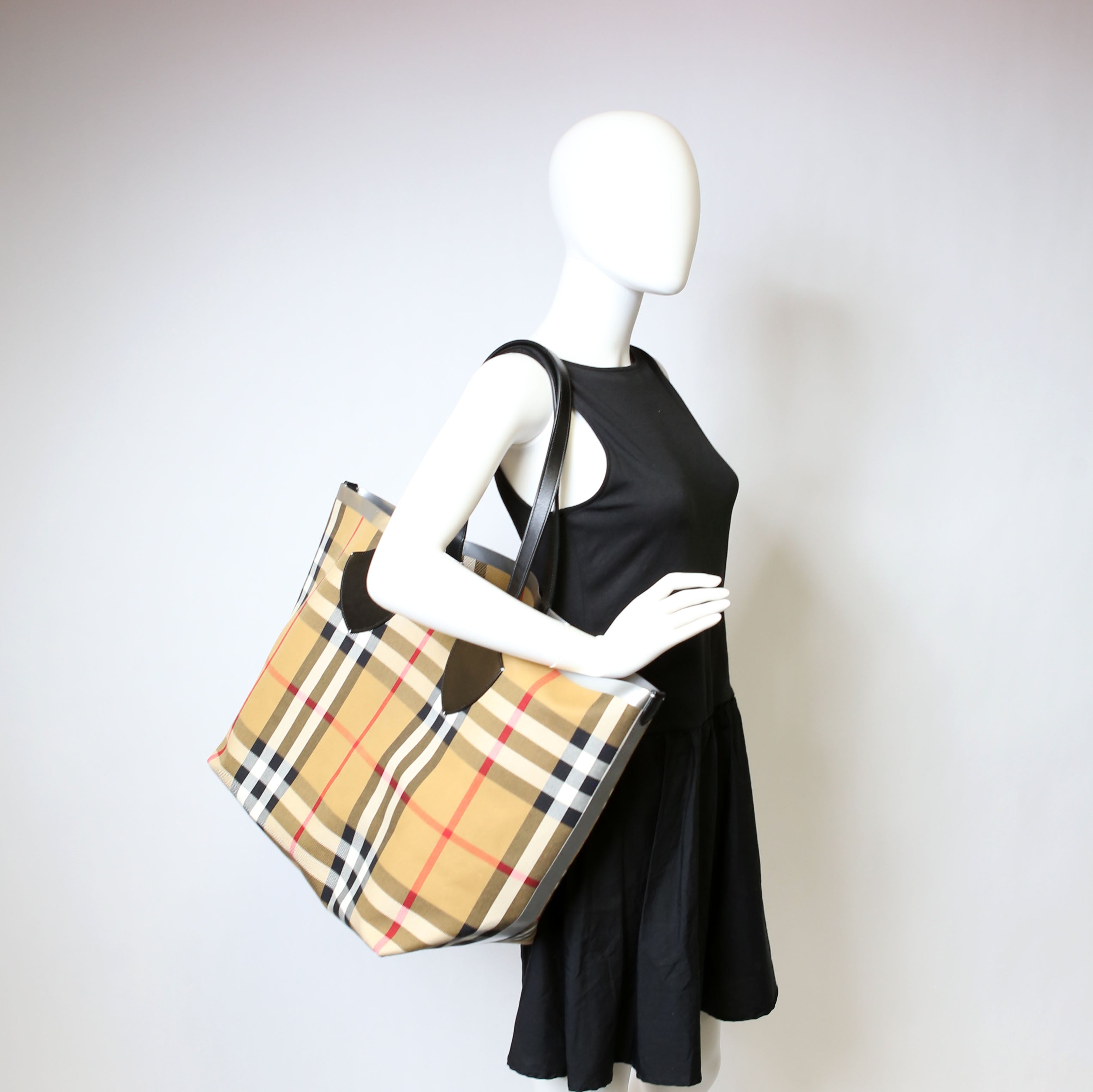 Vintage Check XL Reversible Tote