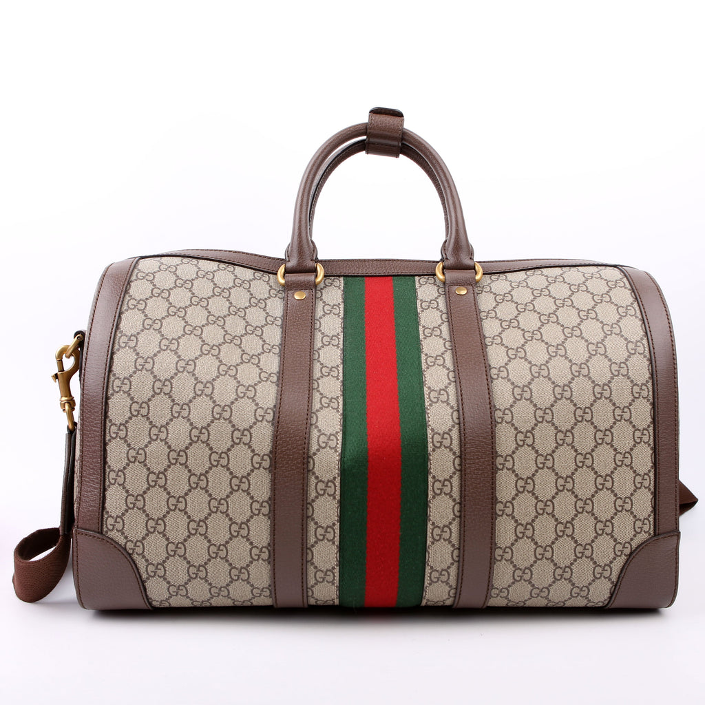 Gucci 724642 Savoy Medium Duffle Brown