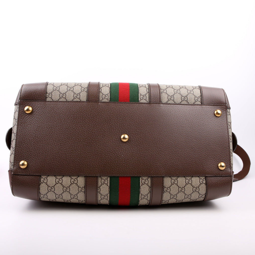 Gucci 724642 Savoy Medium Duffle Brown