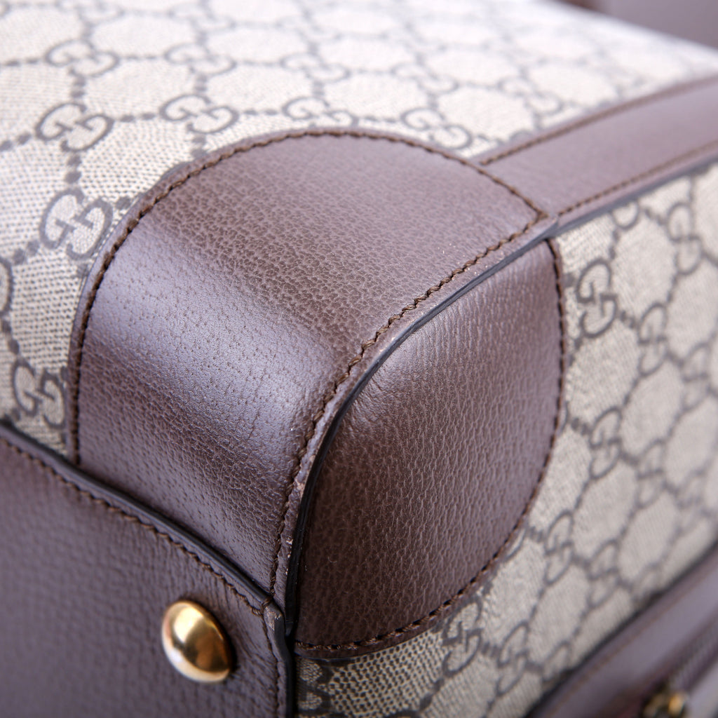 Gucci 724642 Savoy Medium Duffle Brown