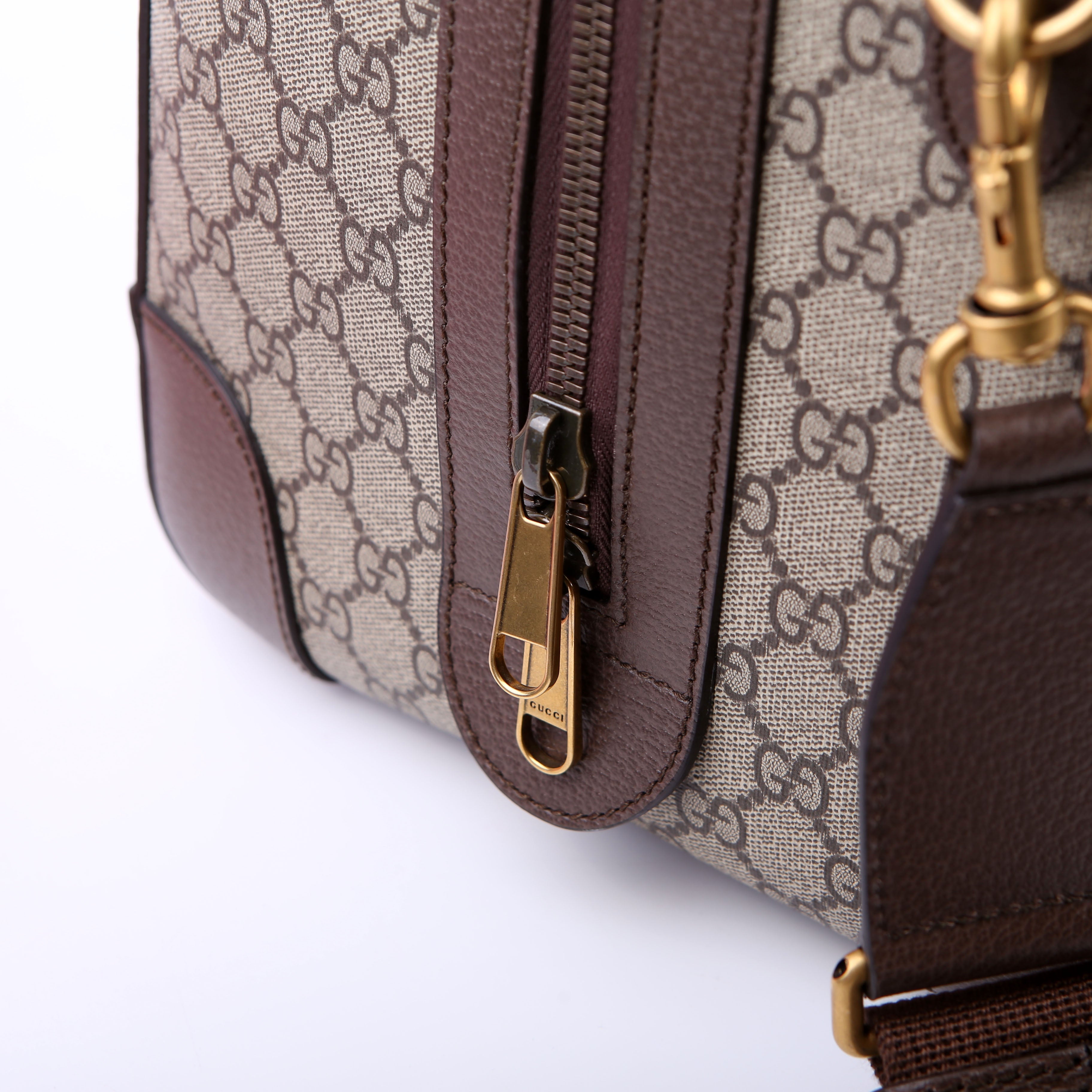 Gucci 724642 Savoy Medium Duffle Brown