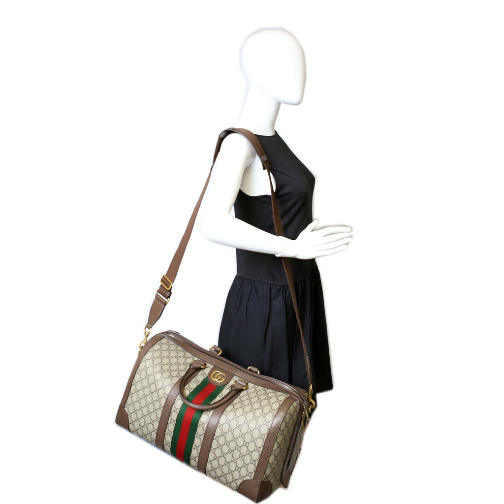 Gucci 724642 Savoy Medium Duffle Brown