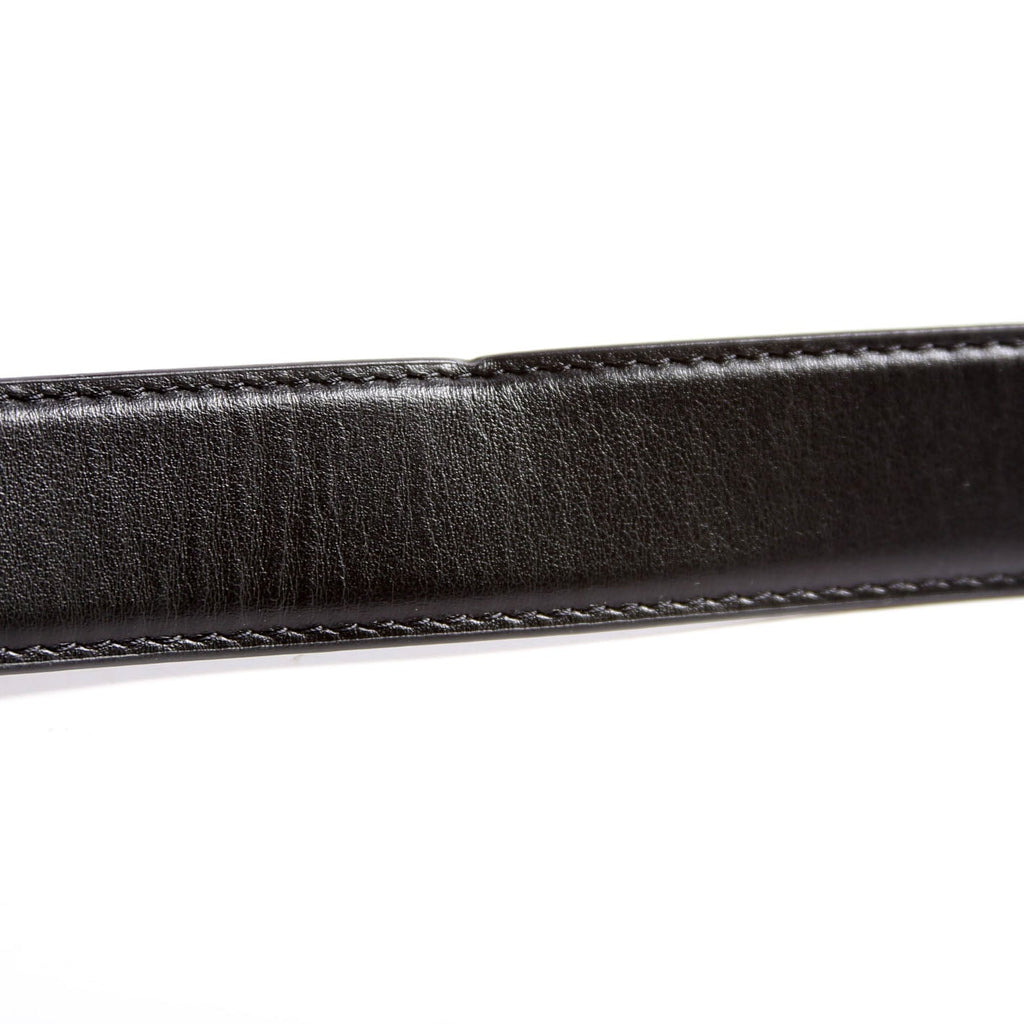 Pretty LV 30MM Reversible Leather/Monogram Belt Size 90/36 Brown