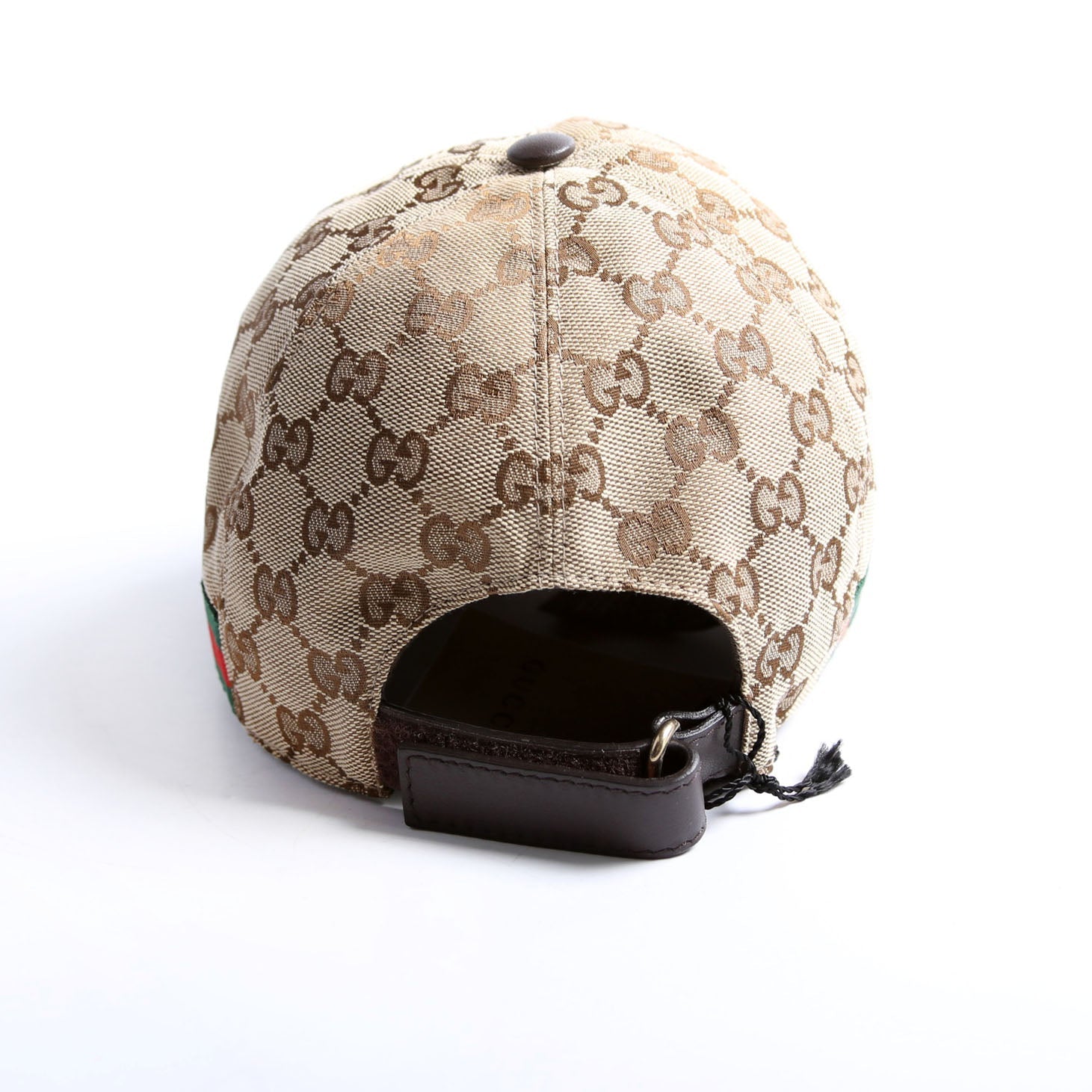 200035 GG Canvas Web Cap Size Medium