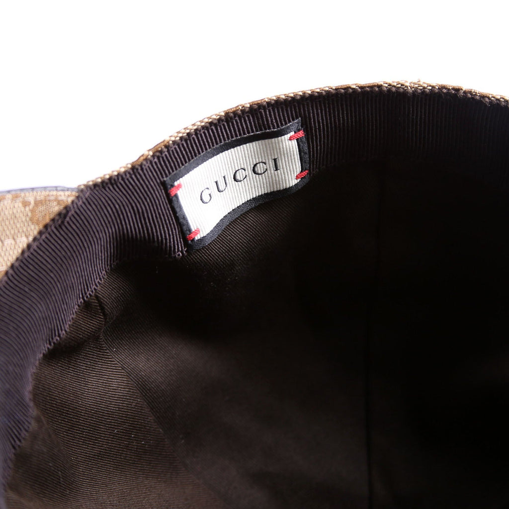 200035 GG Canvas Web Cap Size Medium