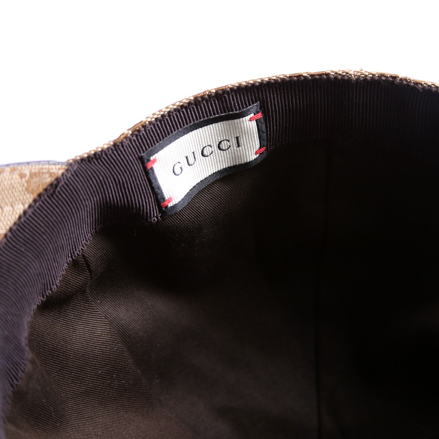 200035 GG Canvas Web Cap Size Medium
