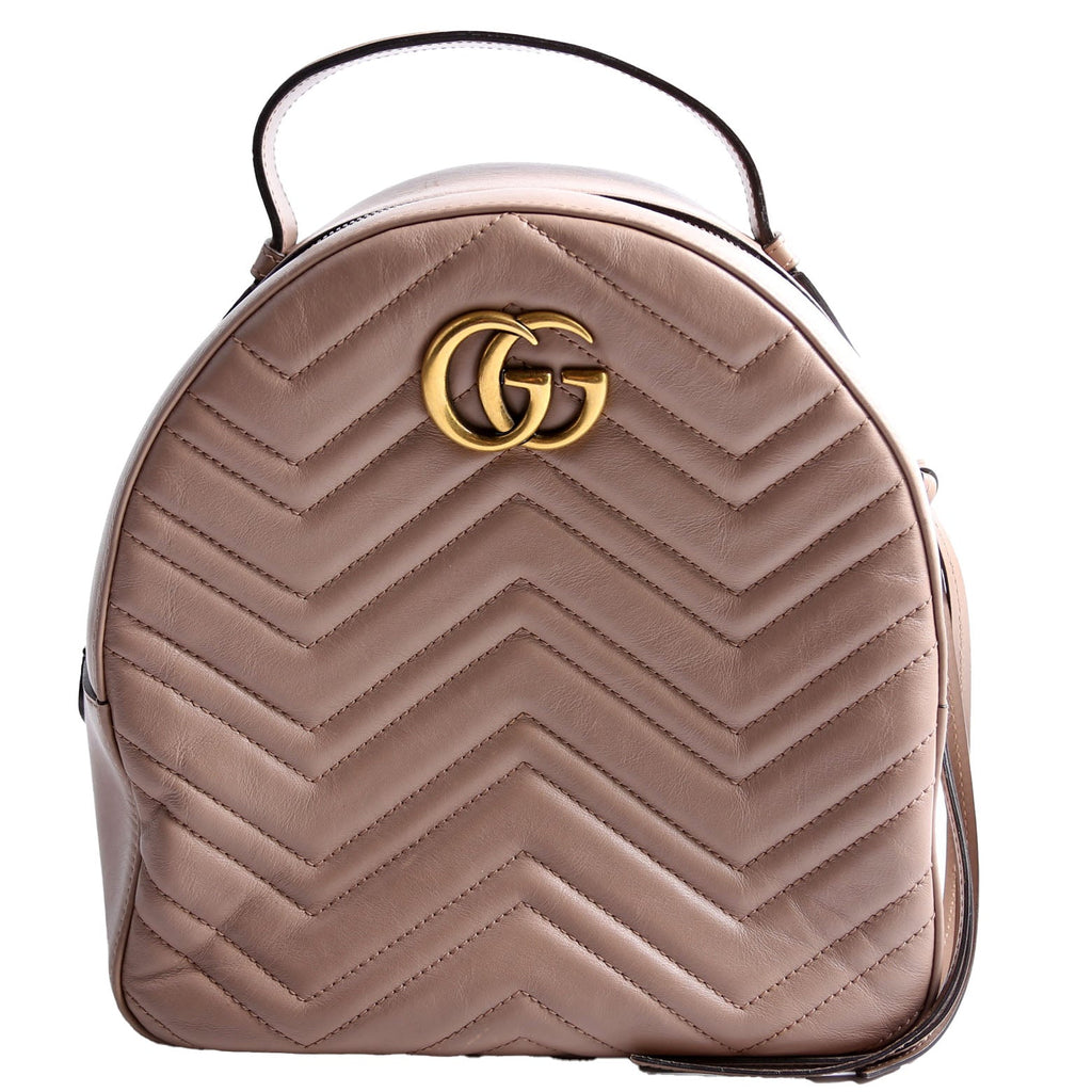 Gucci 476671 Marmont Backpack Tan