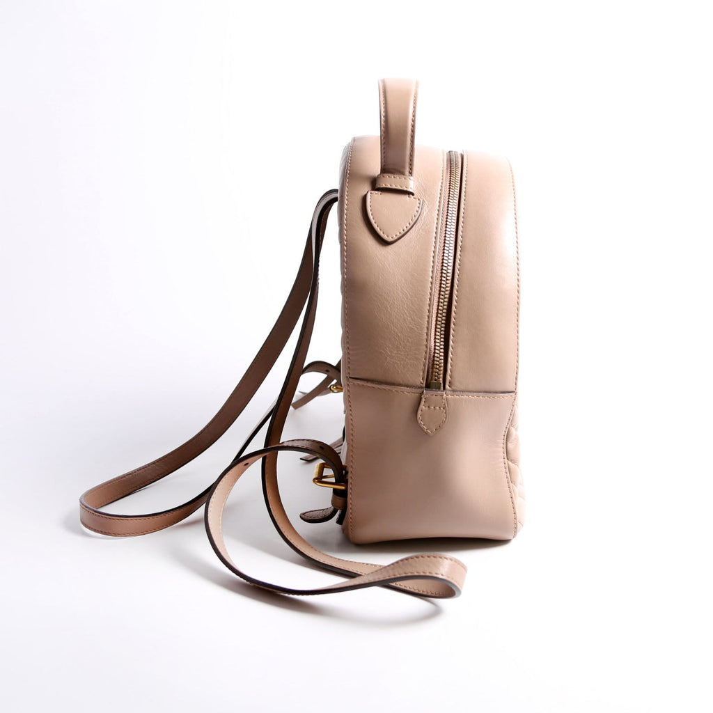Gucci 476671 Marmont Backpack Tan