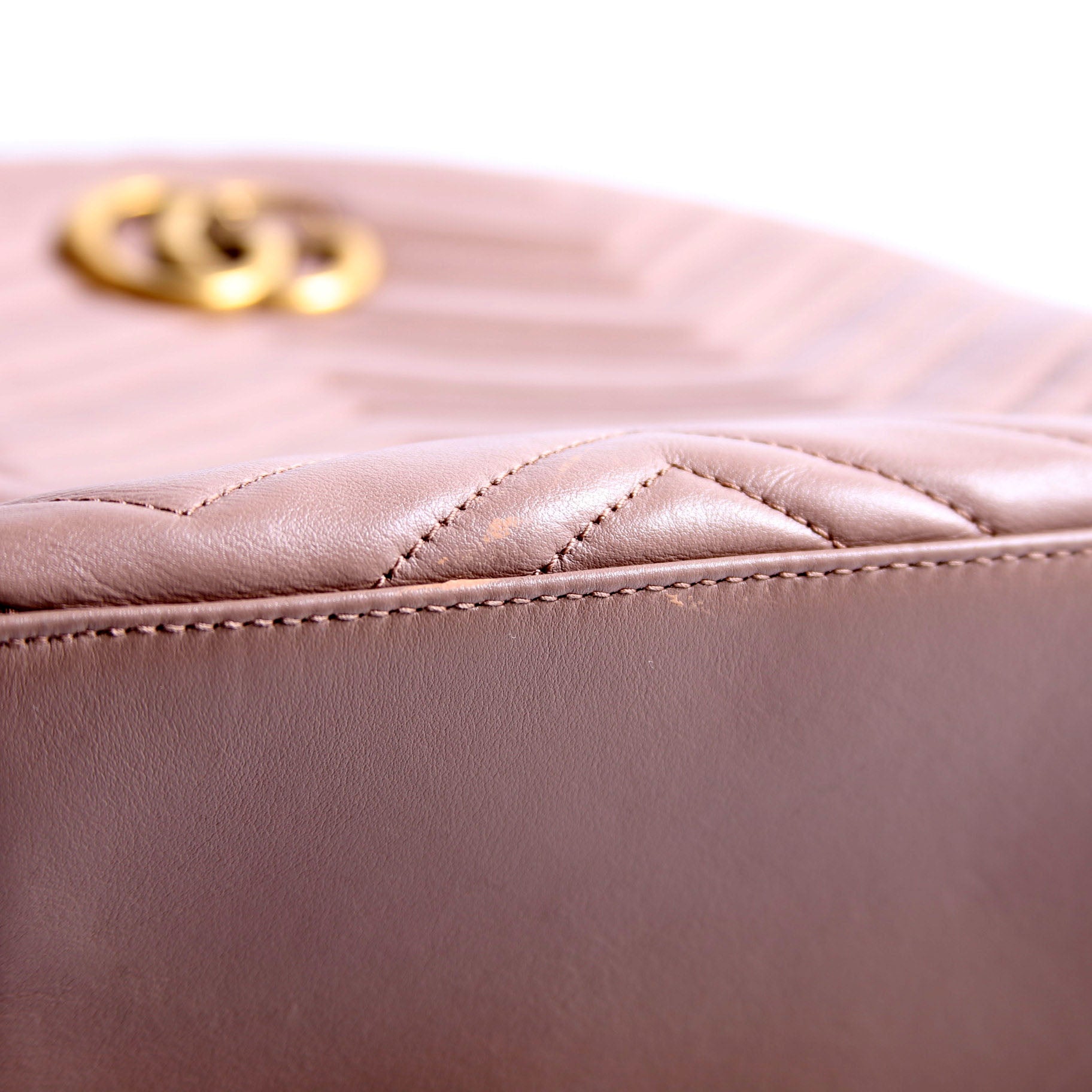 Gucci 476671 Marmont Backpack Tan